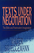 Texts Under Negotiation - Paperback