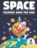 Space Coloring Book for Kids: With Astronauts, Planets, Moons, Space Rockets & Ships. (Activity Book with Bonus Mazes) - Paperback