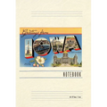 Vintage Lined Notebook Greetings from Iowa - Paperback