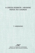 A Greek-Hebrew/Aramaic Index to I Esdras - Paperback