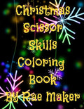 Christmas Scissor Skills Coloring Book - Paperback