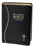 New Catholic Bible Medium Print Dura Lux (Black) - Imitation Leather
