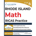 Rhode Island Comprehensive Assessment System Test Prep: 6th Grade Math Practice Workbook and Full-length Online Assessments: RICAS Study Guide - Paperback