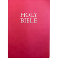 Kjver Holy Bible, Large Print, Berry Ultrasoft - Imitation Leather