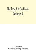 The Digest of Justinian (Volume I) - Paperback