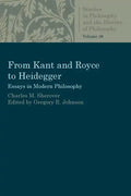 From Kant and Royce to Heidegger - Paperback