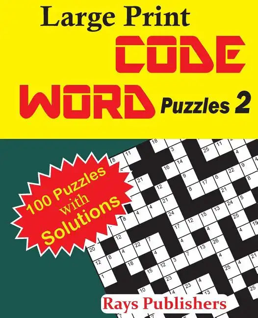 Large Print Code Word Puzzles 2 - Paperback