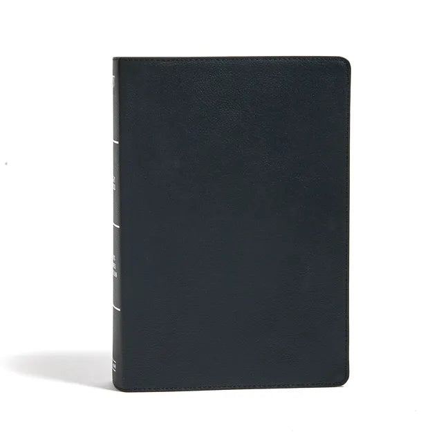 KJV Super Giant Print Reference Bible, Black Genuine Leather - Leather