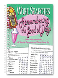 Word Searches Remembering the Good Ol' Days - Spiral