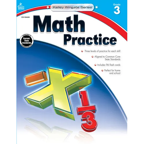 Math Practice, Third Grade - Paperback
