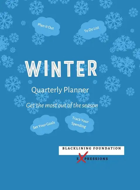 Winter Sesonal Quarterly Planner - Hardcover