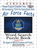 Circle It, Air Force Facts, Word Search, Puzzle Book - Paperback