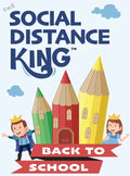 Social Distance King - Back to School - Hardcover