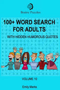100+ Word Search for Adults: With Hidden Humorous Quotes - Paperback