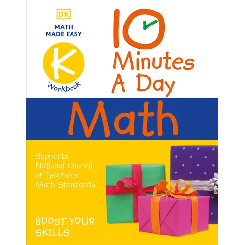 10 Minutes a Day Math Kindergarten: Helps Develop Strong Math Habits - Paperback