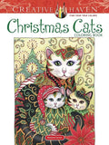 Creative Haven Christmas Cats Coloring Book - Paperback