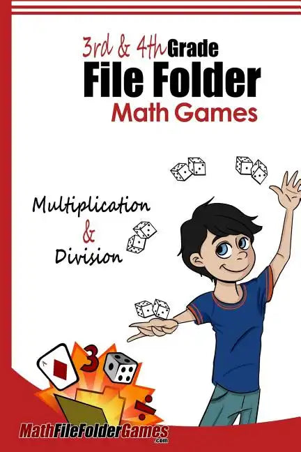3rd & 4th Grade File Folder Math Games - Multiplication & Division Games - Paperback