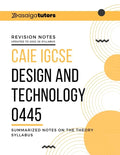 Design and Technology - Resistant Materials: Student Revision Notes - Cambridge - IGCSE - Paperback