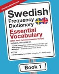 Swedish Frequency Dictionary - Essential Vocabulary: 2500 Most Common Swedish Words - Paperback