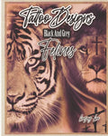 Tattoo Designs Black And Grey Felines - Paperback