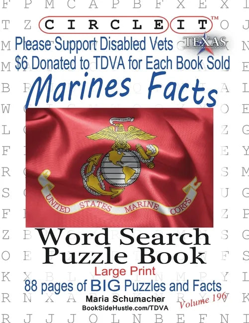 Circle It, US Marine Corps Facts, Word Search, Puzzle Book - Paperback
