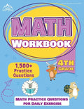 4th Grade Math Workbook: 1500+ Practice Questions for Daily Exercise [Math Workbooks Grade 4] - Paperback