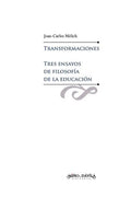 Transformaciones. Tres ensayos de filosofía de la educación - Paperback