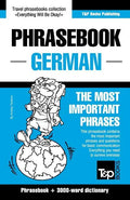 English-German Phrasebook and 3000-word topical vocabulary - Paperback