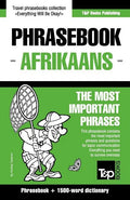 English-Afrikaans phrasebook and 1500-word dictionary - Paperback