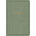 KJV Large Print Personal Size Reference Bible, Sage Suedesoft Leathertouch - Imitation Leather