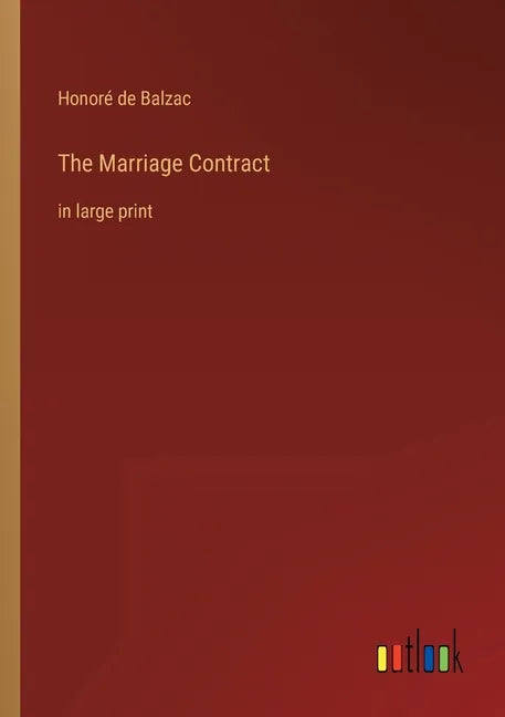 The Marriage Contract: in large print - Paperback