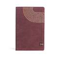 CSB (In)Courage Devotional Bible, Bordeaux Leathertouch - Imitation Leather