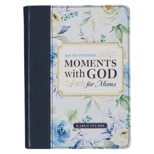 Moments with God for Moms - Leather
