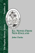 Ill Newes From New-England - Paperback