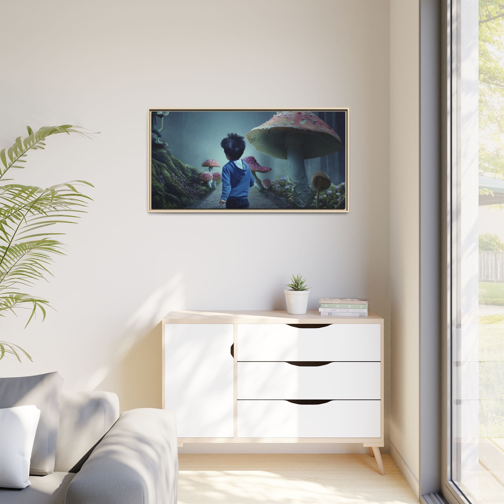 Matte Canvas, Framed (Multi-color)