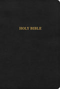 KJV Large Print Thinline Bible, Black Leathertouch - Imitation Leather
