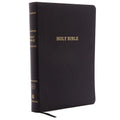 KJV, Reference Bible, Giant Print, Bonded Leather, Black, Indexed, Red Letter Edition - Bonded Leather