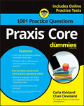 PRAXIS Core: 1,001 Practice Questions for Dummies - Paperback