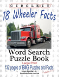 Circle It, 18 Wheeler Facts, Word Search, Puzzle Book - Paperback