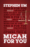 Micah for You: Acting Justly, Loving Mercy - Paperback