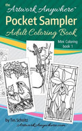 Artwork Anywhere Pocket Sampler: Adult Coloring Book - Paperback