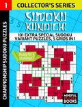 Sudoku Kunoichi: 101 Extra Special Sudoku Variant Puzzles, 5 grids in 1 - Paperback