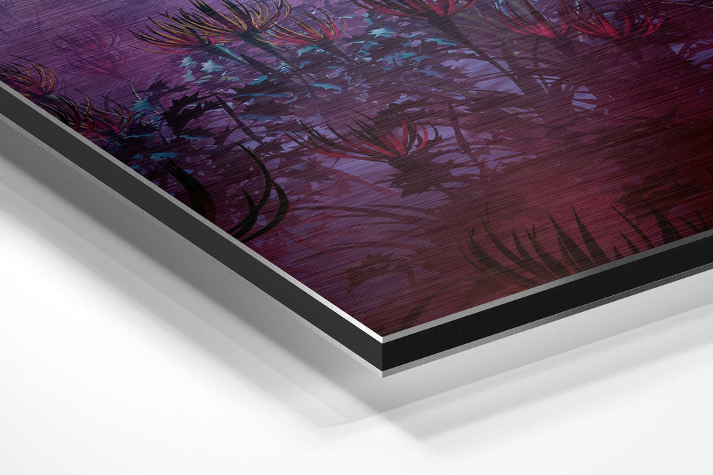 Space Traveller Brushed Aluminium Dibond Wall Art