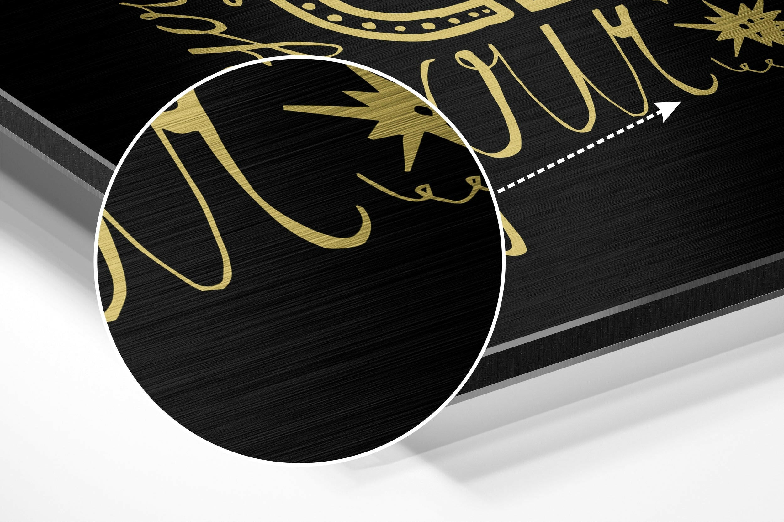Change Your Thoughts Brushed Aluminium Dibond Wall Art