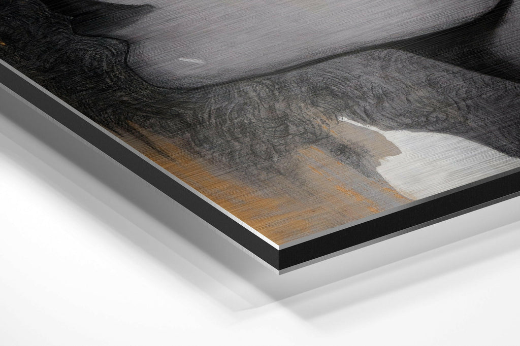 Woman Brushed Aluminium Dibond Wall Art