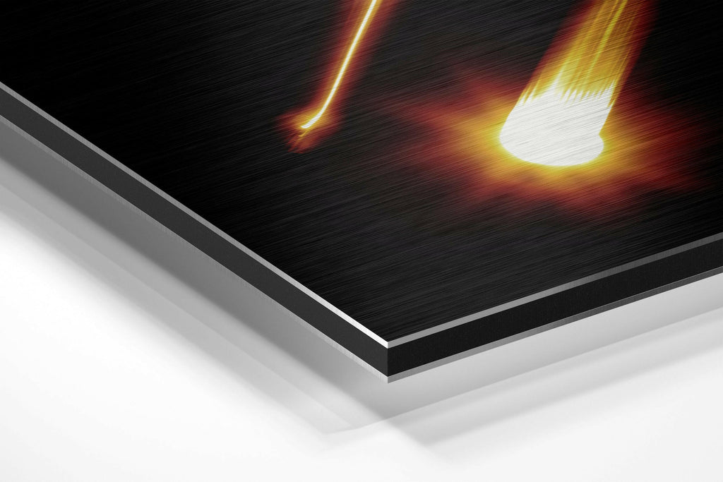 Libra Brushed Aluminium Dibond Wall Art