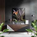 Lillium Brushed Aluminium Dibond Wall Art