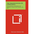The Manifestation Of Conscience: The Catholic University Of America, Canon Law Studies, No. 410 - Paperback