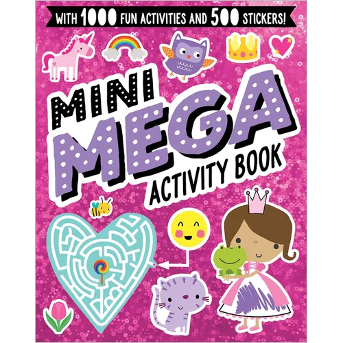 Mini Mega Activity Book (Pink) - Paperback