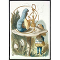 Alice with the Caterpillar Print